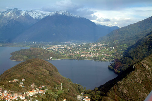Origins of the lake Como